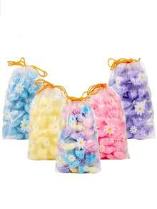 Travel Drawstring Plastic Bags, Cosmetic Bags, Underwear And Socks Travel Storage Bags, Clothing Storage Bags Travel Bag Set, Travel Storage Bag Set, Suitable For Travel, College Dorm, School Vacation, Suitcase, Luggage, Back To School Travel Essentials, Travel Accessories, Dorm Essentials, Storage Bags, School Storage Bags. Storage Pouches - Multicolor - View 4