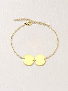 1pc Customized Pet Memorial Bracelet With Engraved Pet Portrait, Suitable For Dog And Cat Lovers, Personalized 1-3 Circle Pendant Gift, Pet Memorial Gift, Birthday Gift, Christmas Gift, Gift For Her - Multicolor - View 12