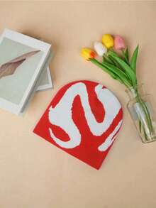 1 件时尚提花 Y2K 老爹帽，男女通用街头潮流帽子，秋季 - 彩色 - 查看 11