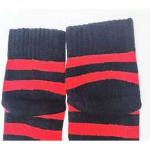 Women Toe Separator Socks Toeless Foot Alignment Socks For Yoga GYassage Pain Relief Improves Circulation Stretchy,29637406 - 黑與白 - 查看 6