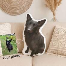 Gối trang trí in ảnh thú cưng theo yêu cầu, quà tặng kỷ niệm thú cưng cá nhân hóa, gối hình chó hoặc mèo độc đáo, món quà hoàn hảo cho người yêu thú cưng, lý tưởng cho các cặp đôi, bạn trai, bạn gái - Thích hợp cho nhiều dịp lễ như Ngày Valentine, Giáng sinh, Lễ Tạ ơn, Halloween, v.v. - Nhiều màu - Xem 3