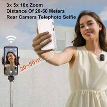 Pantalla de Monitor de Selfie Vlog, Pantalla de cmara Trasera inalmbrica magntica con Soporte y Control Remoto, 3 Niveles de Brillo, Rotacin de 180 para Live Stream - inicial - Ver 3