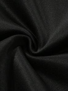 NEON DUSK Black American Van Gogh Starry Sky Letter Graphic Oversized Loose Fit Long Sleeve Hoodie, Suitable For Autumn/Winter, Casual, Streetwear, Commute - Black - View 5