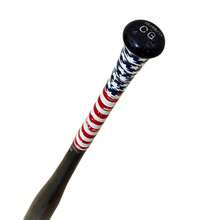 Cinta de agarre de murciélago de polímero para béisbol/softball |   Reemplazo de agarre de bate de béisbol precortado de 1,10 mm |   Bandera americana roja, blanca y azul - Amarillo neon - Ver 10