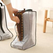 1pc Shoe Storage Bag With Handle - Durable Polyester, Suitable For Boots And Casual Outdoor
