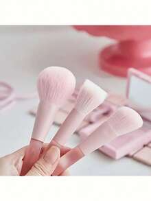 13支亚克力手柄迷你化妆刷套装，包含腮红刷、修容刷、眼影刷、遮瑕刷，柔软易用，旅行化妆刷套装，尼龙刷毛，适合所有肤质，不含酒精，掌式刷头，持久耐用的化妆神器，精致实用，功能齐全。多功能化妆工具，化妆刷套装，化妆刷套装，化妆刷套装，全套化妆刷，化妆刷套装，化妆刷套装，化妆礼盒套装 - 彩色 - 查看 5