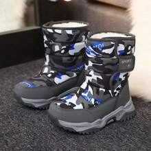 Waterproof Anti-Slip Thick Warm Fleece Snow Boots For Winter