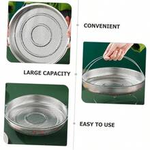 Stainless Steel Steamer Basket With Handle Multi Functional Food Steaming Tray For Pot Uniform Heat Distribution Drain Basket For Rice Vegetables And Pastry Cooking Large - Silver - View 9