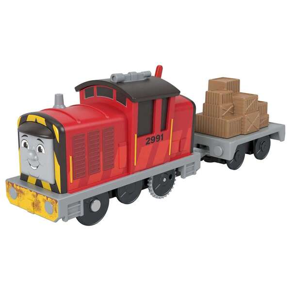 Mattel 托马斯和朋友 TrackMaster 电池驱动玩具火车，锌合金材质，可与其他火车兼容，压铸金属，适合 3 岁及以上学龄前儿童角色扮演