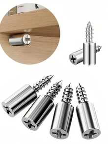 30pcs Shelf Support Pegs With Screw - Durable & Multi-Functional Shelf Bracket, Suitable For Cabinet, Bookcase, Closet And Furniture - Easy To Install, Fixed & Sturdy Support - Multicolor - View 16