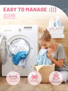 1pc Cartoon Cute Whale Print Brushed Fitted Sheet, Bedroom Printed Bed Cover, Bedding (Pillow Case Not Included) - Multicolor - View 7