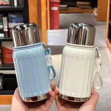 1pc 316 Stainless Steel High-End Water Bottle, Suitable For Outdoor Use - Full Metal Vacuum Insulated Tumbler, Keeps Drinks Hot/Cold; Ideal For Work, School, Camping, Sports, Travel, School Essentials, Hydration At Work, Fashionable Insulated Bottle, Portable , Travelers - Multicolor - View 2