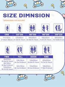 1pc Cute Cartoon Puppy Dog Graphic Printed Brushed Fitted Sheet, Bedroom Printed Bed Cover, Bedding (Pillow Case Not Included) - Multicolor - View 3