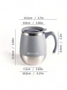 Double Wall Stainless Steel Vacuum Insulated Coffee Mug With Lid, Suitable For Hot And Cold Drinks, Home, Outdoor, Camping, Birthday, Holiday, Thanksgiving, Christmas, Halloween Gifts - Multicolor - View 5