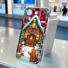 Funda de Teléfono Diseño Fantasía Casa de Navidad, Adecuada para Redmi10,12C,13,14C,.A1,A2+.A tres,Nota8,9,10,11S,.12C.13,14Pro+Xiaomi10 toneladas,11Ligero.13 toneladas,14C.14 toneladasProfesionalPequeñoC61,.C65,75 centavosM4ProfesionalM5S,.M6,tres,cuatro,GT,X5,.seisProfesionalF3,cuarta,F5,f6Funda de TPU Transparente a Prueba de Golpes de Cobertura Completa, Moda Simple Creativa a Prueba de Golpes, Funda de Teléfono Brillante, Funda de Teléfono Linda para Mujeres, Protección de Teléfono, Uso de Funda a Prueba de Golpes, Funda Transparente de Dibujos Animados - Colores mixtos - Ver 5