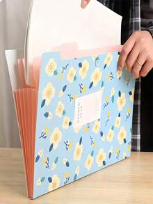 1 pieza Carpeta de documentos multicapa, resistente al desgaste, impermeable, a prueba de polvo, fácil de transportar, adecuada para documentos de oficina, exámenes, libros de texto, de vuelta a la escuela, útiles escolares, aula, biblioteca, maestros, estudiantes, oficina, hogar, estudio, hombres, mujeres, abogados, secretarias, negocios, material talla grande grueso, regalo de Navidad, Halloween - Multicolor - Ver 2