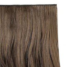 24inch 1-Pack 3/4 Full Head Curly Wave Clips In On Synthetic Hair Extensions HE008 Hair Pieces For Women 5 Clips 4.5 Oz Per Piece - Ash Light Brown,AshLightBrown - 淺棕色 - 查看 4