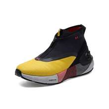 Under Armour HOVR Cushioned High-Top Running Shoes, Unisex, Fitness & Long Distance Sports, 3026802-700 - Yellow/Black - View 3