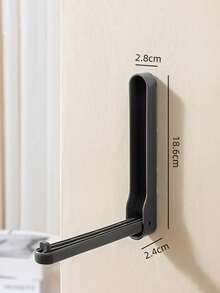 1 Pc Of Household Clothes Hanger Storage, No Need For Punching In The Bedroom, Multifunctional Household Foldable Wall Hanging Clothes Storage Rack (This Product Does Not Include Clips And Hangers). Storage And Organization Can Be Hung For Storage. Convenient And Practical. - Multicolor - View 12