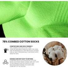 Calcetines Deportivos Hombre 4 Pares Transpirables Ligero Compresión para Correr Gimnasio Ciclismo Diario, 2 blanco 2 negro, 42-45 - 1 - Ver 5