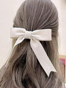 女士针织蝴蝶结发夹，优雅高端，半扎发弹簧夹，顶部发夹，蝴蝶结，丝带，鸭嘴夹，大号发夹，尽显女士高端气质，半拉链发夹，气质十足，抓夹式发饰，圣诞礼物，圣诞袜填充物，女士圣诞袜填充物，圣诞礼物，礼物，圣诞袜填充物，女士礼物，礼物，圣诞礼物，成人圣诞袜填充物，成人圣诞袜填充物，发饰，女士配饰，圣诞袜填充物，成人发饰，圣诞发饰，女士礼物创意，美容圣诞袜填充物，女士圣诞礼物 - 彩色 - 查看 5