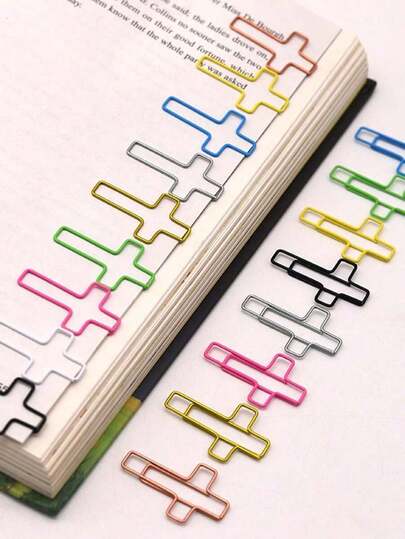 Cross Paper Clips, Bible Paper Clips, Journal Paper Clips, Bible Study Supplies, Christian Journal Supplies, Bible Journaling Supplies, Bible Clips Back To School Supplies