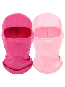 Conjunto de 1/2/3 balaclavas unissex, máscara facial esportiva respirável com proteção solar, ideal para esportes diários, caminhadas, escaladas e muito mais, perfeitas para o verão, praia e férias. - Multicolorido - Ver 22