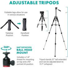 Kit de Vlogging iVlogger - PRO: Compatible con y Android, Micrfono VXR10, Luz RGB Recargable, Trpode Completo, Accesorios Incluidos - inicial - Ver 7