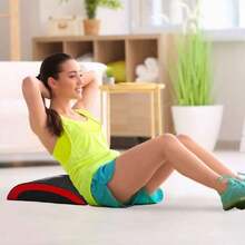 Ab Exercise Mat Tailbone & No Tailbone, Foldable Abdominal Sit Up Support Pad, Abs Workout Equipment For Core Training And Lower Back,29646641 - Red - View 6