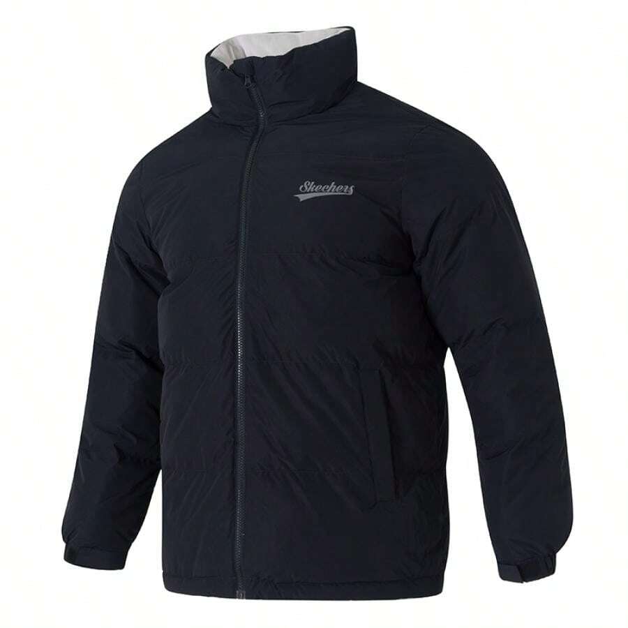 Skechers Áo khoác thể thao đôi nữ, áo khoác lông vũ ngoài trời, 80% lông vũ. - màu đen - Xem 1