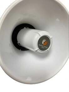 Megáfono mediano recargable  Megáfono , ALARMA, altavoz - Blanco - Ver 6