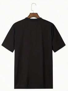 Men T-Shirts - 黑色 - 查看 2