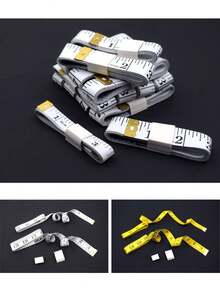 1 قطعة/5 قطع شريط قياس ناعم، شريط قياس مرن، مسطرة خياطة ناعمة، تستخدم لقياس الجسم وأعمال الخياطة وقياس العناصر، سهلة التخزين، محمولة وصغيرة الحجم. - متعدد الألوان - مشاهدة 6