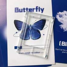 Ins Style Photo Paper Fridge Magnet, Hollow Couple Decor For Bedroom - White - View 4