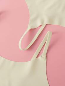 Preteen Girls' Casual Sports Bra Camisole, Seamless Wireless Bra For Elementary & Middle School Students - Apricot - View 6