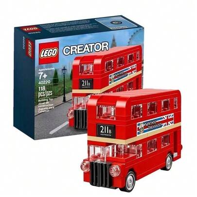  LEGO 40220 Creative London Bus Boys And Girls Assemble Building Blocks Toy Gift