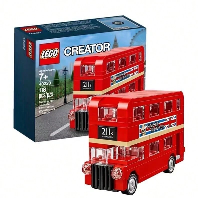 LEGO 40220 Creative London Bus Boys And Girls Assemble Building Blocks Toy Gift - 40220 - View 1