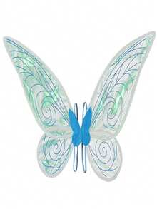 1pc Halloween Gold Foil Party Butterfly Wings Prop, Fairy Wings Suitable For Various Festivals - Multicolor - View 16