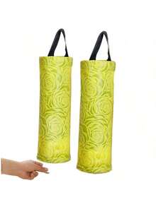 1个塑料袋收纳架，购物袋整理架，网状悬挂式储物袋分配器，可折叠垃圾袋架，厨房透气塑料袋收纳架 - 彩色 - 查看 16