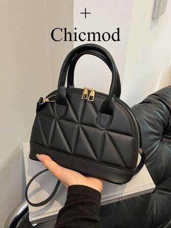 经典百搭时尚鳄鱼纹手提包，女士斜挎包/单肩包，简约皮革手提包/邮差包，圆顶提手手提包，配有可调节肩带，通勤公理包/斜挎包，适合购物、携带钱包、年轻女性、大学生、新人、白领等。非常适合办公室、大学、工作、商务、通勤、户外活动、旅行和郊游等场合。