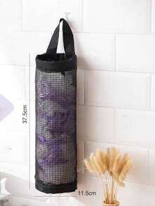 1 pieza Dispensador de bolsas de plástico, organizador montado en la pared para el hogar, la cocina, la fiesta de verano en la playa, los alimentos, el camping, la decoración de la habitación, los accesorios de cocina - Multicolor - Ver 12