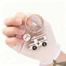 Personalized Ambulance Keychain (For Medical Use) - White Ambulance - View 6