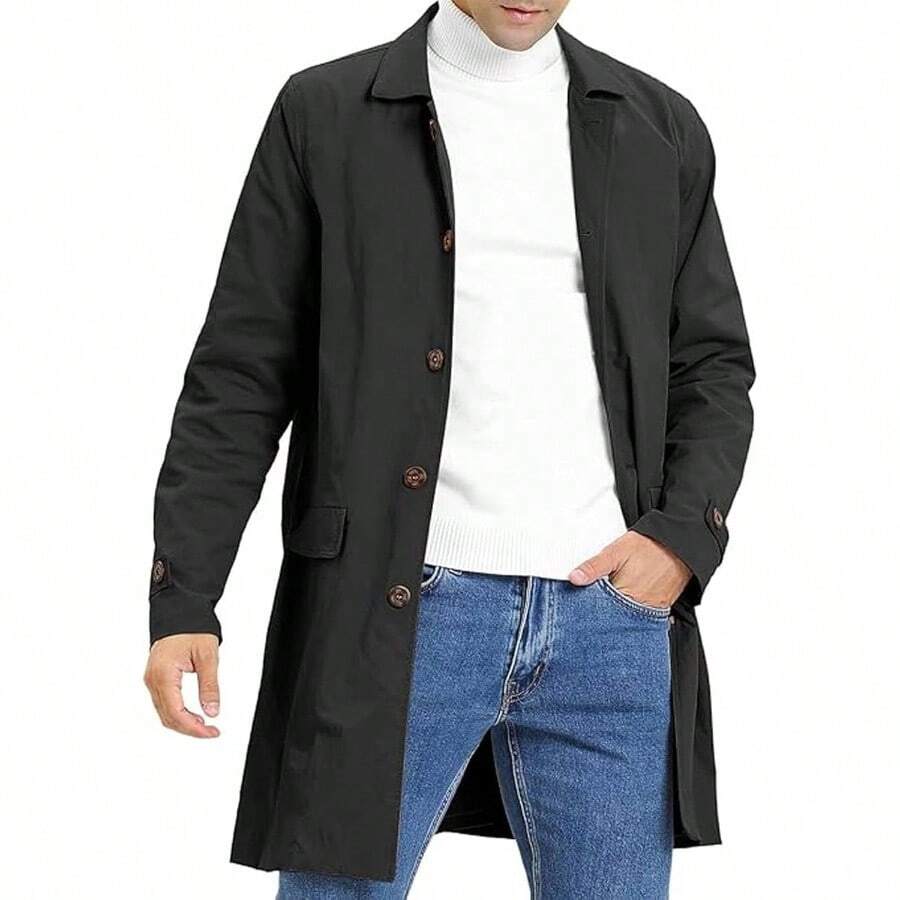 Men Shell Jackets - M + Black - - View 1