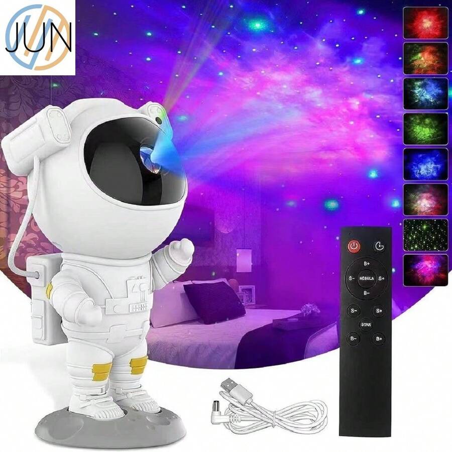 Lámpara de proyección de cielo estrellado para astronautas creativos - Multicolor - Ver 1