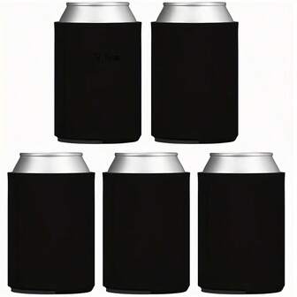 5 piezas de mangas de enfriamiento para cerveza, adecuadas para botellas de refresco, cerveza y agua, para fiestas, bodas y campamentos