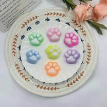 2/5/10/15/20/30/40/50/60Pcs Squeeze Toy, Stress Relief, Handmade Taba Mini Cat Claw Silicone Squeeze Toy X Mini Cat Claw Mini Claw Fidget Toy, Anxiety And Relaxation,Cute Kawaii Flattening Toys,Birthday Gifts, Gift Box Fillers, Party Small Gifts,