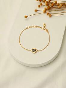 1 件定制名字手链，宠物饰品，狗狗肖像手链，猫咪手链，送给狗妈妈的礼物，个性化礼物，圣诞礼物 - 彩色 - 查看 2