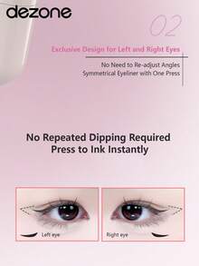 DEZONE 1支多功能眼线印章笔，适合日常使用 - YW01 - 查看 5