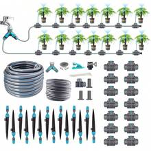Drip Irrigation Kit, Garden Watering System With Quick Connectors,97FT Automatic Irrigation System With 12mm 6mm Irrigation Tubing Hose, Misting Watering System Outdoor Plants - nhỏ giọt và phun sương - Xem 1