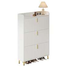 Shoe Cabinets - White - View 9
